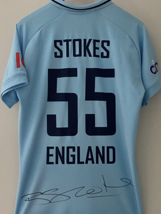 Raffle for Ben Stokes England Shirt