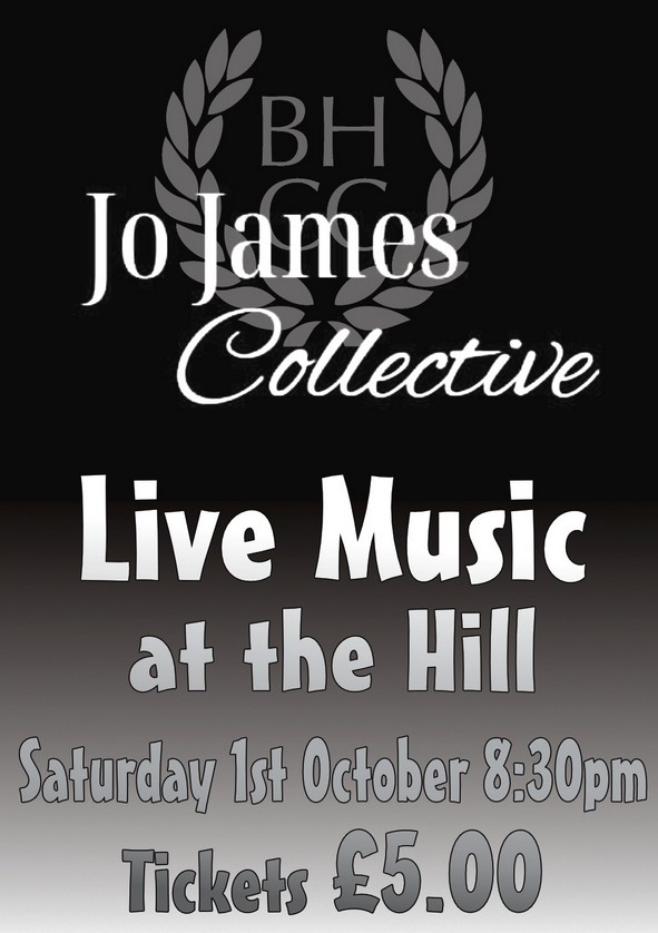 Jo James Collective gig at the Hill on Saturday 1st October