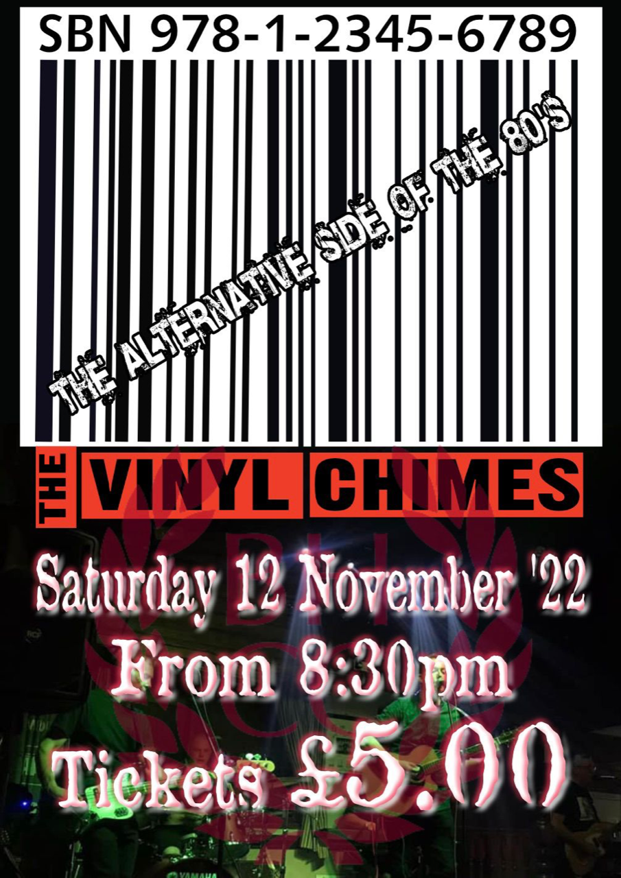 Vinyl Chimes gig at the Hill on Saturday 12th November