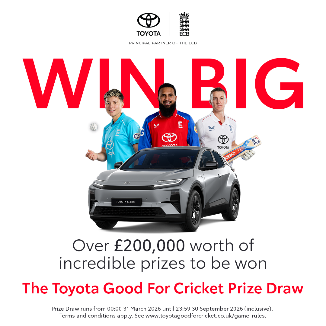 Toyota Good for Cricket - £200k worth of prizes to be won